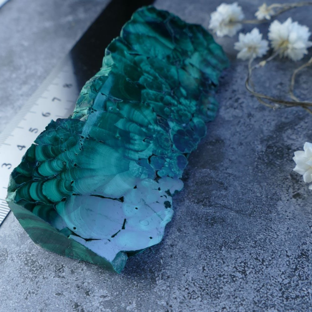 malachite slab