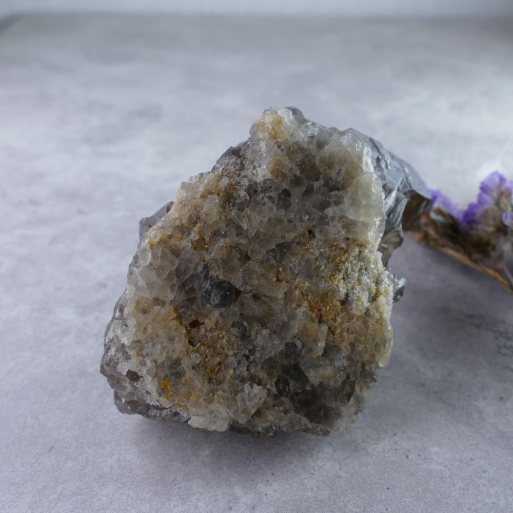 Crystal Meditation Tool - Dumi's Crystals Smoky Quartz Cluster (95g). Balanced formation (4.3cm x 5.6cm x 4.5cm) in rich hues promotes grounding & tranquillity.