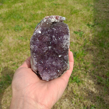 purple Brazilian amethyst cluster\geode healing crystals dumiscrystals