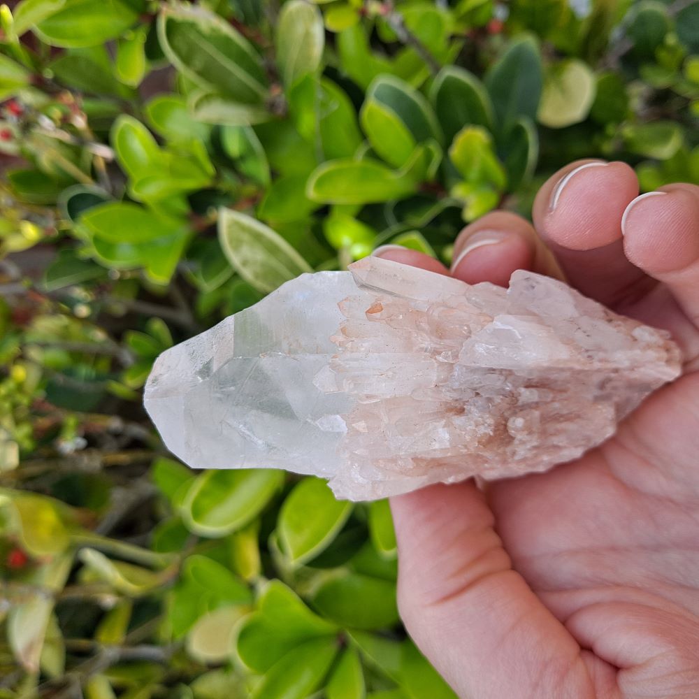 Embrace Pineapple Quartz Magic (1.5 inches): Dumi's Crystals Cluster (120g). Resembles a pineapple & a flame, promoting warmth & serenity.