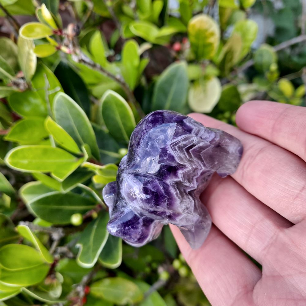 dream amethyst healing crystals hand carved bear dumiscrystals