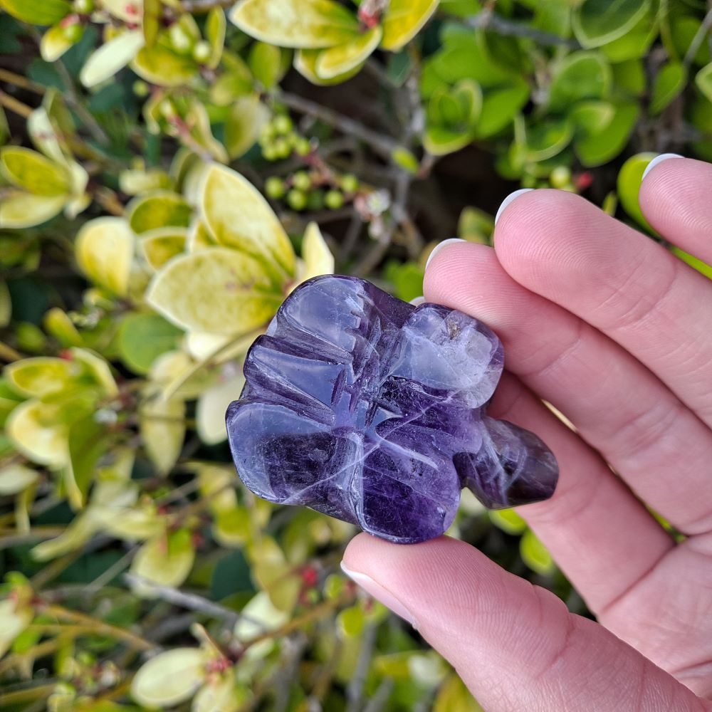 dream amethyst healing crystals hand carved tortoise dumiscrystals