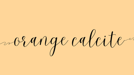 blog post about orange calcite banner