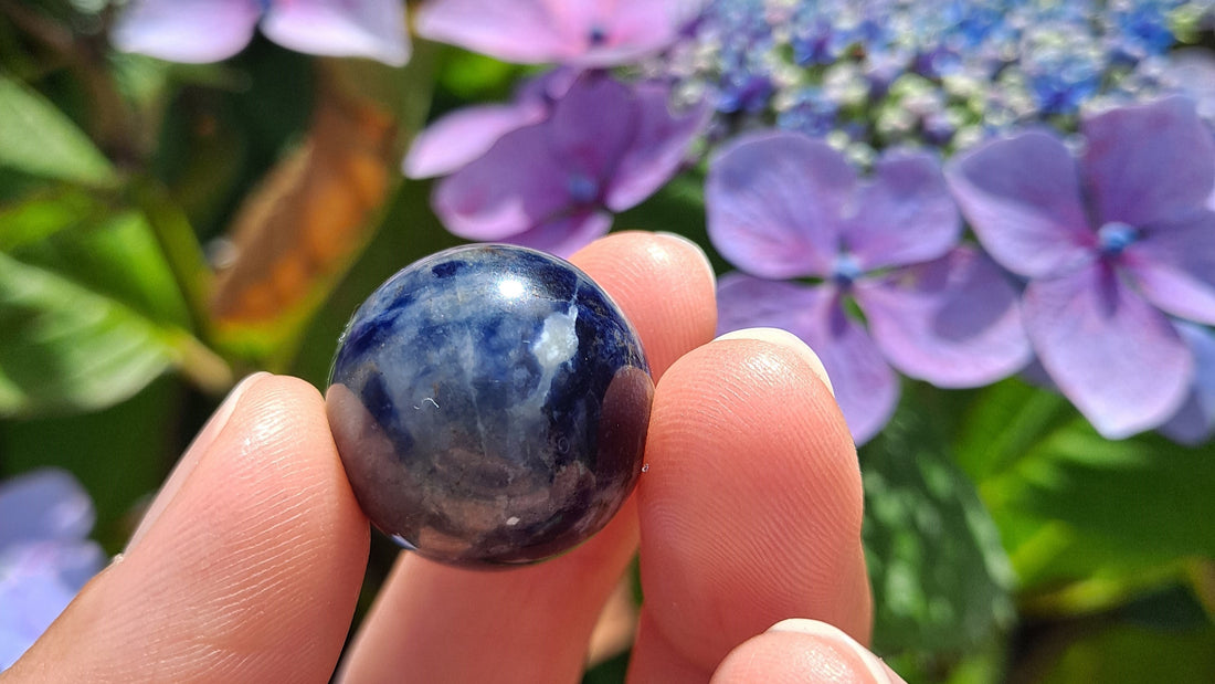 Sodalite Mini Sphere Dumi's Crystals