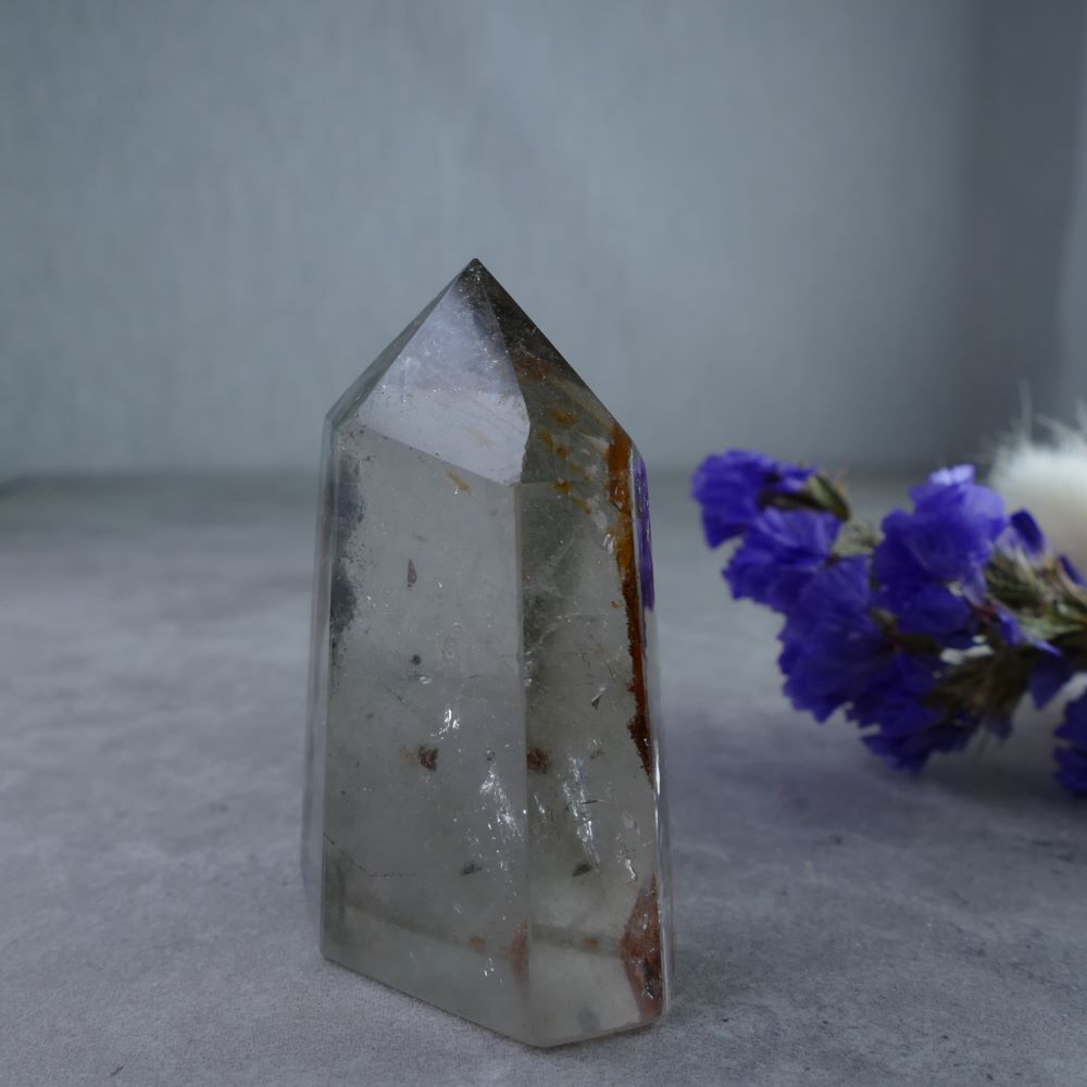 Transformative Garden Quartz Tower (5.2cm) - Enhance your space with this captivating crystal. A must-have for crystal collectors.