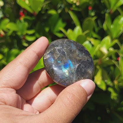 Labradorite Palm Stone #1 | 60g