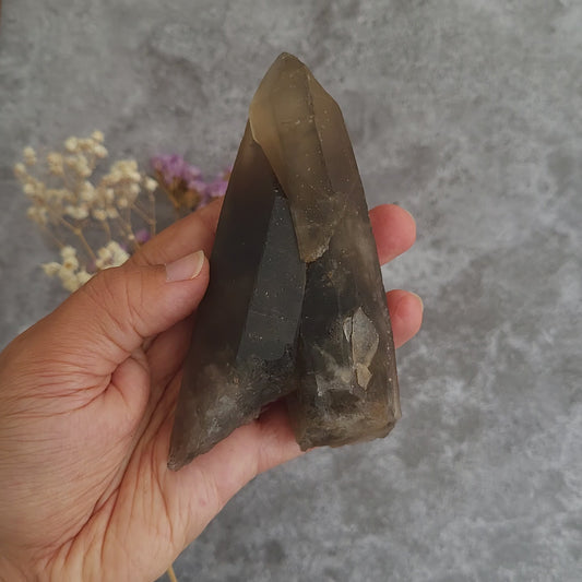 Smoky Quartz Cluster #5 | Grounding, Balance & Steady Support