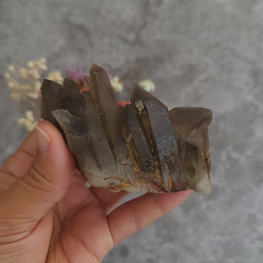 Smoky Quartz Cluster #2 | Grounding, Protection & Balance