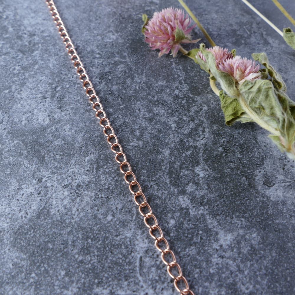 Handcrafted Red Garnet Bracelet with Rose Gold Wire Wrapping | DUMI'S CRYSTALS