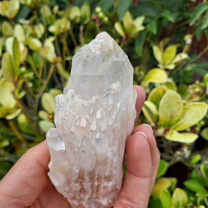 pineapple\candle\celestial quartz healing crystals point dumiscrystals