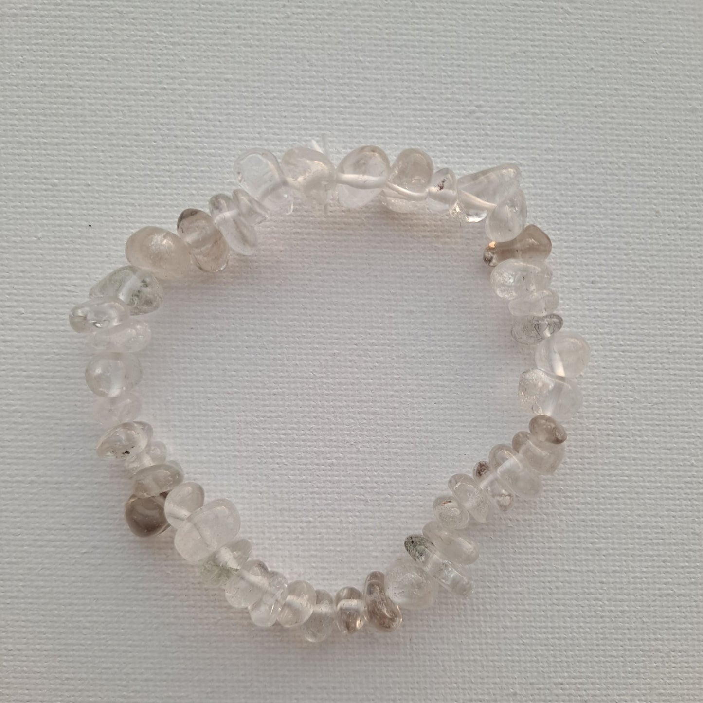 Dumi's Crystals Clear Quartz Bracelet. Awaken your potential! Clear Quartz chips for spiritual growth, balance & positive energy.