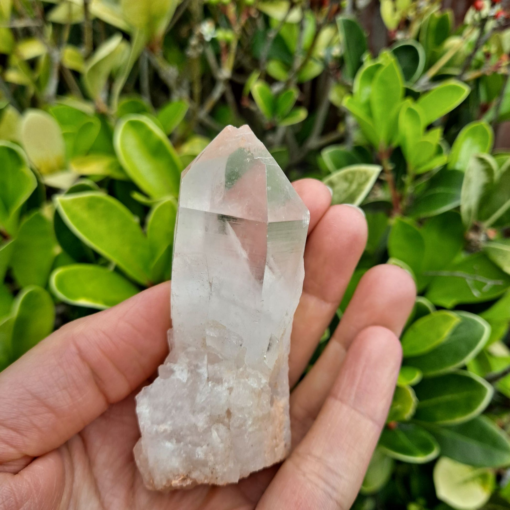 Dumi's Crystals Dainty Pineapple Quartz Cluster (Candle Quartz) - Attract abundance & peace (3cm x 3.8cm x 7.6cm). Delicate size, perfect for desks & meditation. 