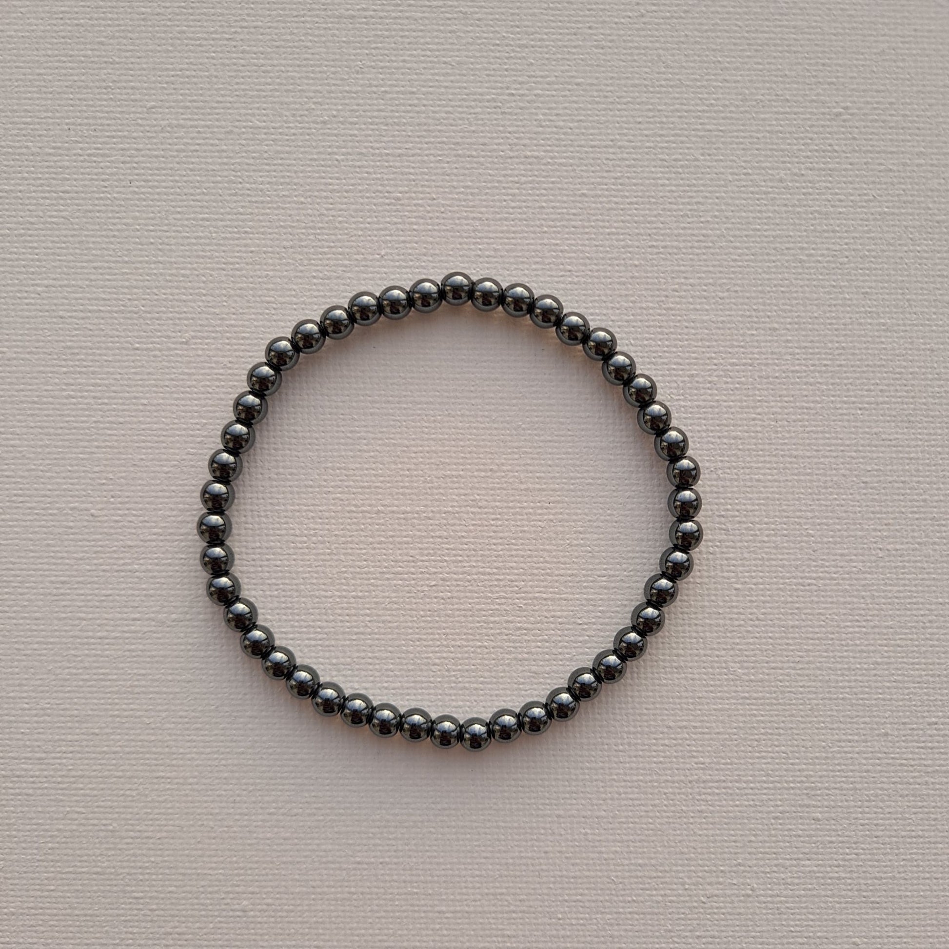 hematite handmade bead bracelet dumiscrystals