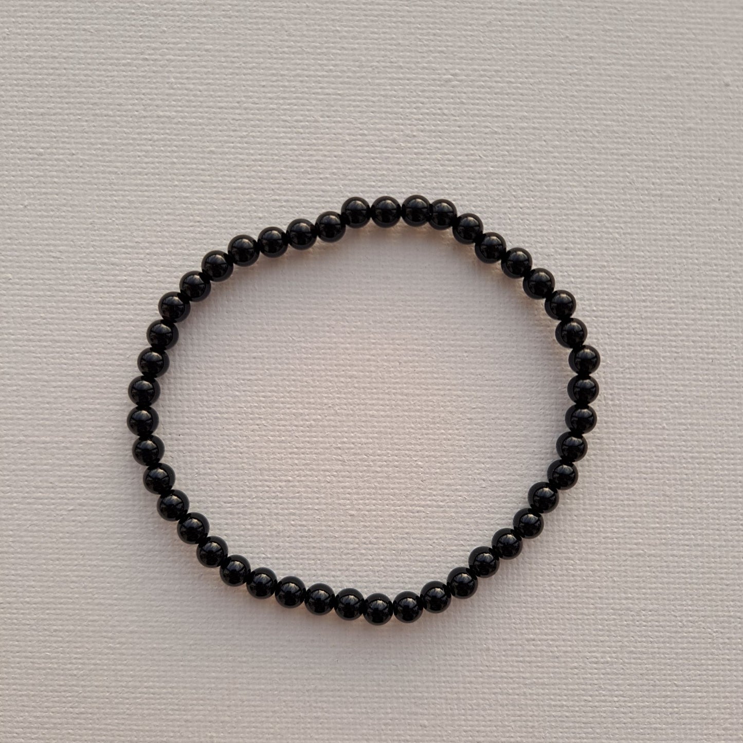 black onyx handmade bead bracelet dumiscrystals